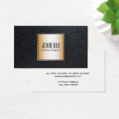Gold Frame / Leather (Desk)