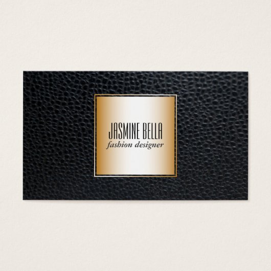 Gold Frame / Leather (Front)