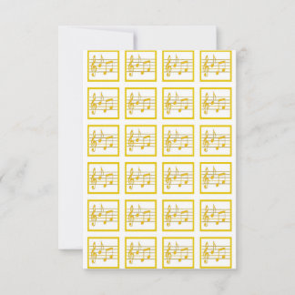 Gold Framed Musical Squares