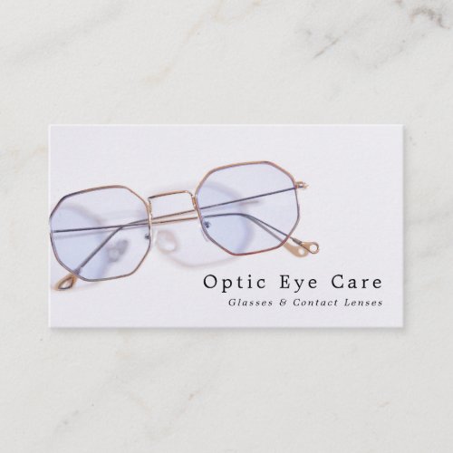 Gold Frames Optician Technical Practitioner Business Card