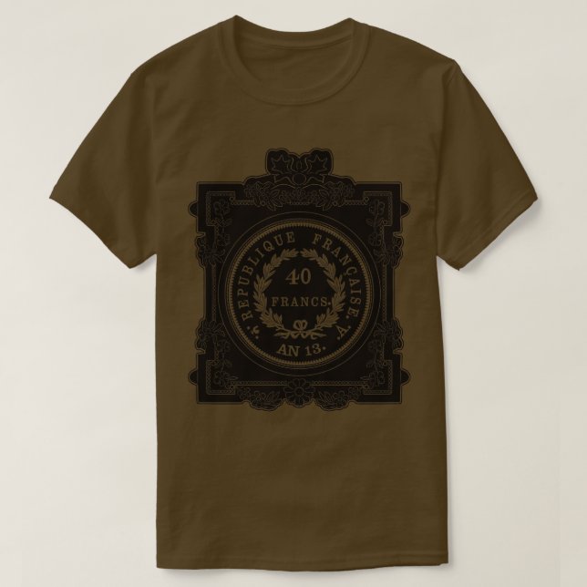 GOLD FRANC COIN T-Shirt (Design Front)