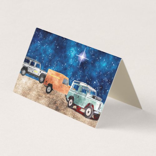 Gold Frankincense and Myrhh by Landrover card