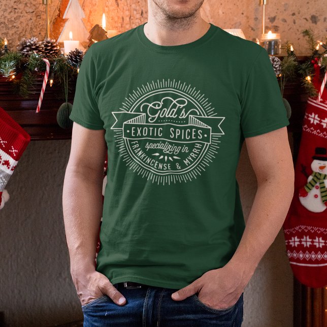 Gold, Frankincense and Myrrh Vintage Logo T-Shirt (Creator Uploaded)