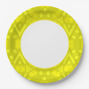 Gold Fun Paper Plates