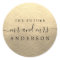 Gold Future Mr Mrs Wedding Seal