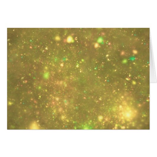 Gold Galactic Glitter Cards (Front Horizontal)