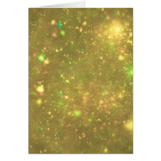 Gold Galactic Glitter Print