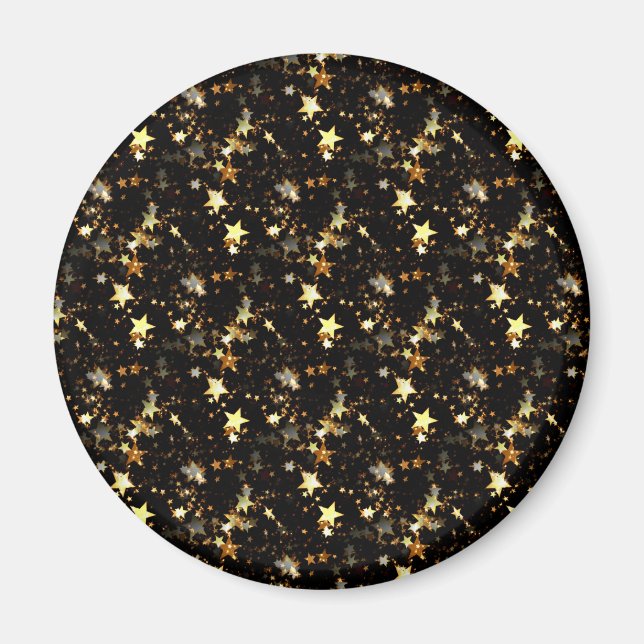 gold galaxy magnet (Front)