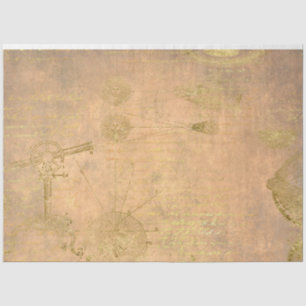 Gold Galileo Series Design 17 Tissue Paper