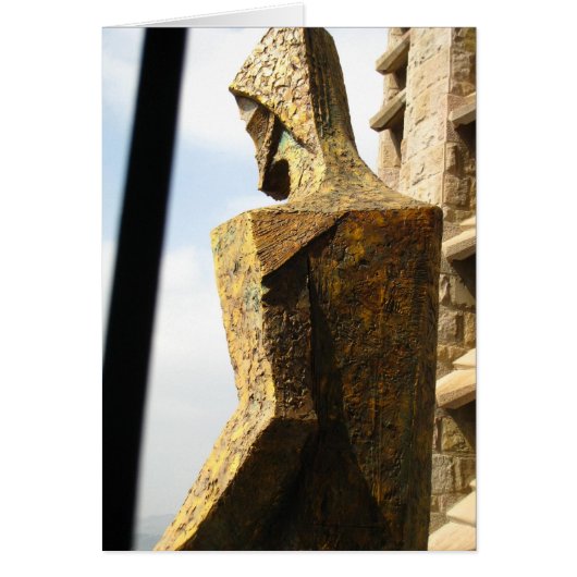 Gold Gaudi Jesus Statue Cards (Front)