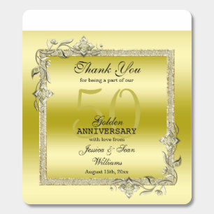 Gold Gem & Glitter 50th Golden Wedding Anniversary Breath Savers® Mints