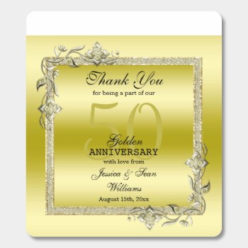 Gold Gem & Glitter 50th Golden Wedding Anniversary Breath Savers® Mints by shm_graphics at Zazzle