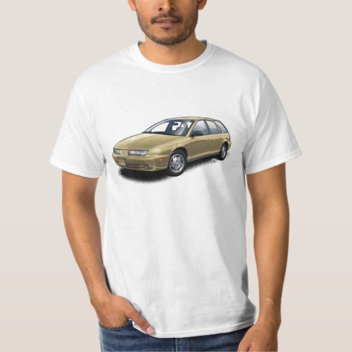 Gold Gen 2 Saturn SW2 on White T_Shirt