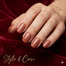 Gold Geometric Box Design Deep Red Rectangle