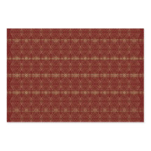 Gold Geometric Pattern And Burgundy