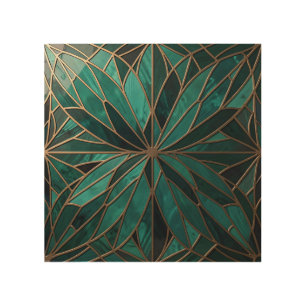 Gold Geometric Starburst Pattern Art Deco Luxury