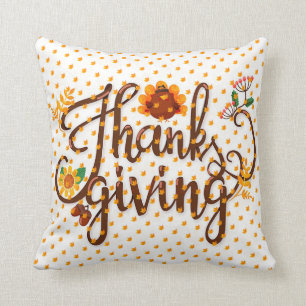 Gold Gift Thanksgiving Best Fall Time Throw Pillow