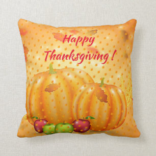 Gold Gift Thanksgiving Best Fall Time Throw Pillow