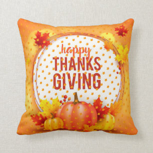 Gold Gift Thanksgiving Best Fall Time Throw Pillow