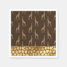 Gold Giraffe Chic Elegant Stylish
