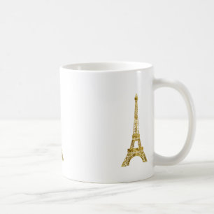 Gold Glam Eiffel Tower Coffee Mug