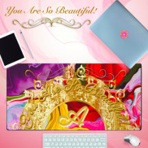 Gold Glam Initial A Monogram Motivation Abstract