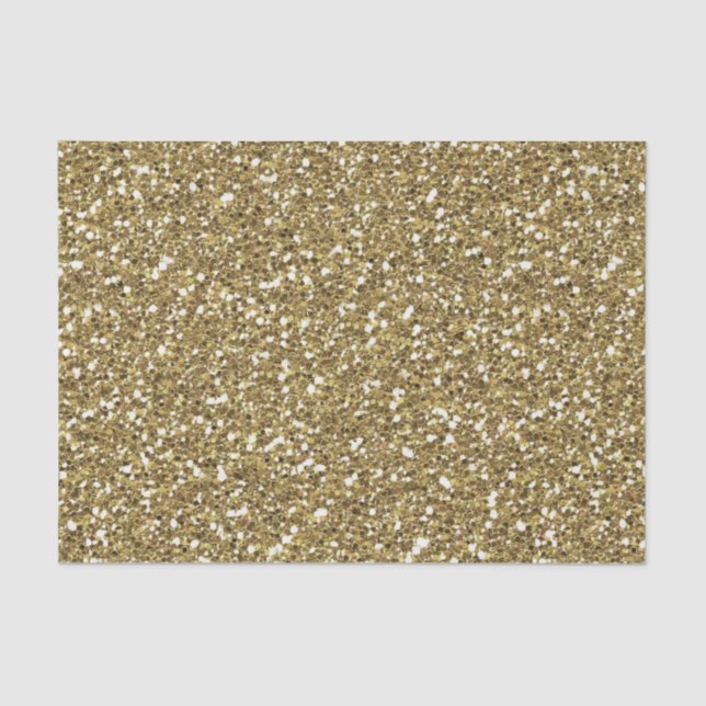 Gold Glitter 1 Tissue Paper (Front)