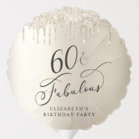 Gold Glitter 60th Birthday Party