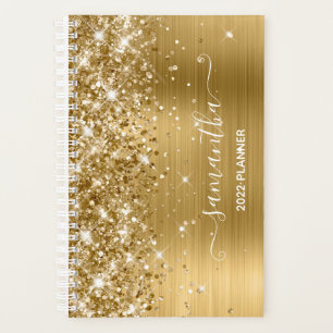Gold Glitter and Foil Girly Signature Planner