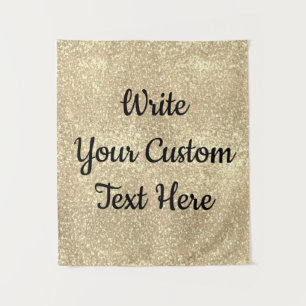 Gold Glitter Anniversary Backdrop Photo Booth Prop