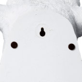 Gold Glitter Antlers with White Stag Deer Head (Back)