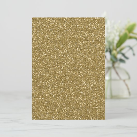 Gold Glitter Background Template (Standing Front)