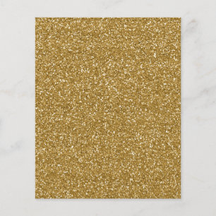 Gold Glitter Background Template Flyer