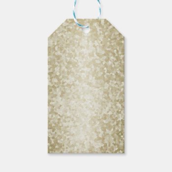 Gold Glitter Background Template Gift Tags by bestcustomizables at Zazzle