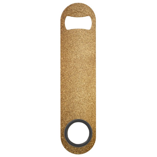 Gold Glitter  Bar Key (Front)