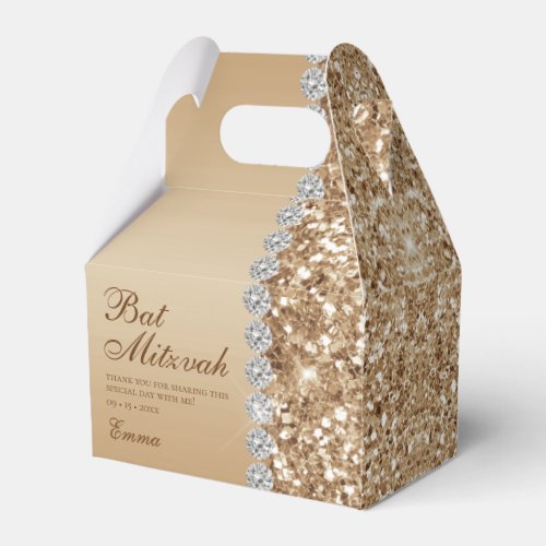 Gold Glitter Bat Mitzvah