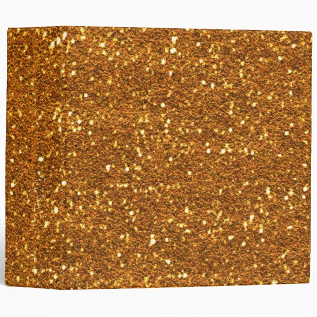 Gold Glitter Binder (Front/Spine)