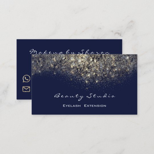 Gold Glitter Black Makeup Lash Blue Navy Spark Business ...