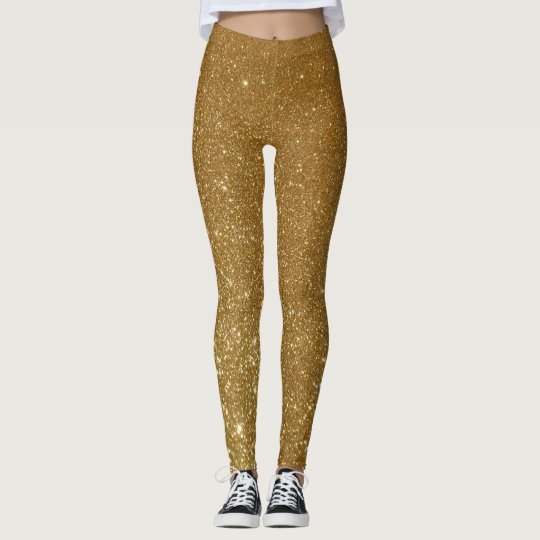 nike gold glitter leggings