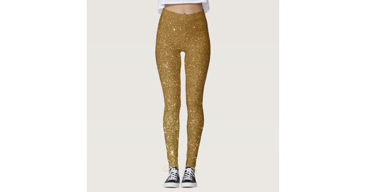 white glitter leggings