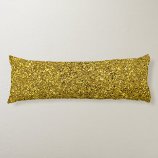 Gold Glitter Body Pillow