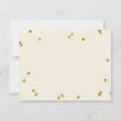 Gold Glitter | Bridal Shower Thank You Cards (Back)