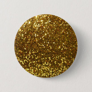 Gold Glitter Button
