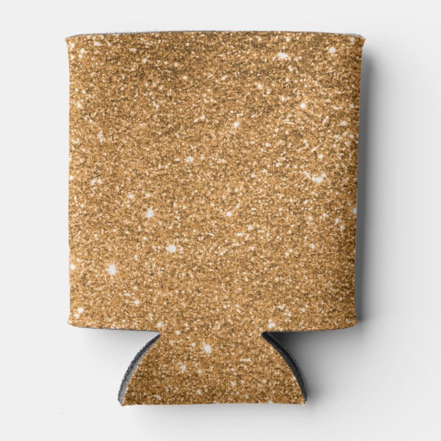 Gold Glitter Can Cooler (Front)