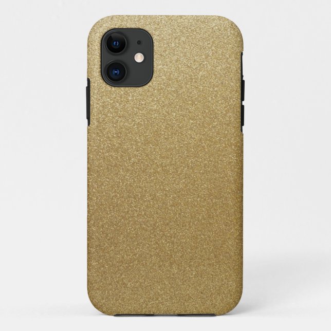 Gold Glitter Case-Mate iPhone Case (Back)