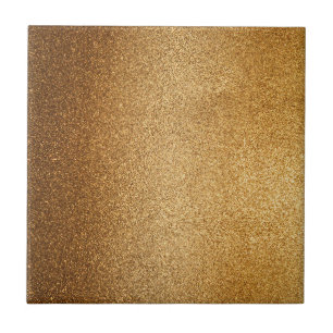 Gold Glitter Ceramic Tile