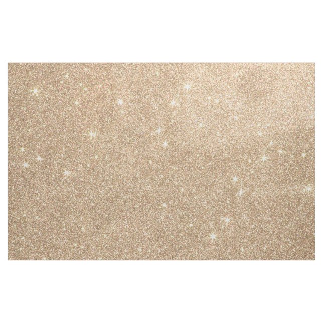 Gold Glitter Chic Glamorous Sparkles Fabric (Yard)