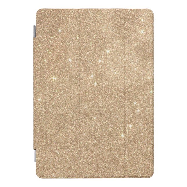 Gold Glitter Chic Glamorous Sparkles iPad Pro Cover (Front)