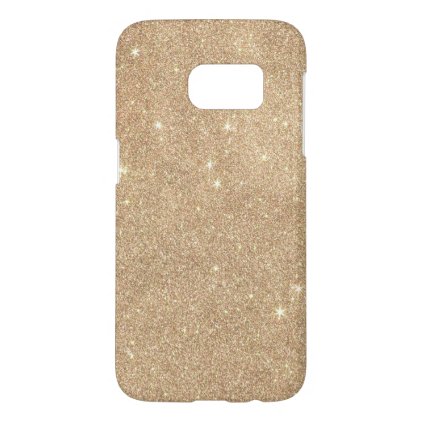 Gold Glitter Chic Glamorous Sparkles Samsung Galaxy S7 Case