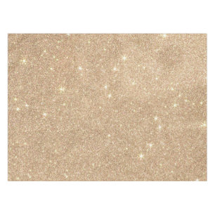 Gold Glitter Chic Glamorous Sparkles Tablecloth